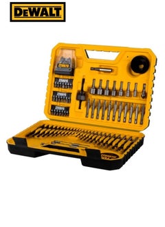 Buy DEWALT DT71563-QZ 100-Piece HSS-G Metal Drill Bit Set with Screwdriver Bits, Hole Saws, and Nut Drivers – Ideal for All Types of Repair Work, Perfect for Technicians, DIY Projects, and Professional Use in UAE