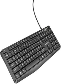 Buy Borofone BG9 Speed Wired Business Keyboard, Black in Egypt