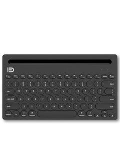 Buy Dual-mode Bluetooth Keyboard Multi-Devices Stand Holder Black in UAE