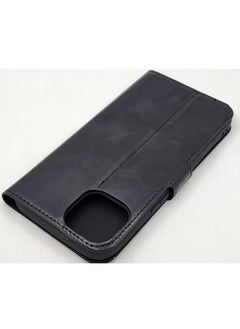 Buy Iphone 12 Pro Max Kaiyue Flip Leather 360 Full Cover - Black in Egypt