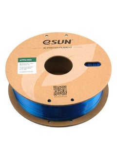 Buy eSUN eTPU- 95A Flexible 3D Print Filament, Transparent Blue,1 kg in UAE