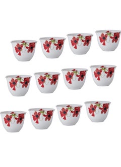 Buy A set of 12 pieces of Saudi coffee cups made of porcelain in Saudi Arabia