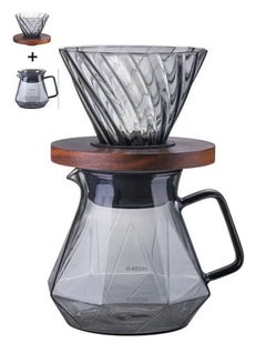 Buy Coffee Filter Set Coffee Filters And Coffee Pots 600ml in UAE