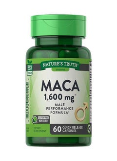 Buy MACA 1600 Mg 60 Quick Release Capsules in UAE