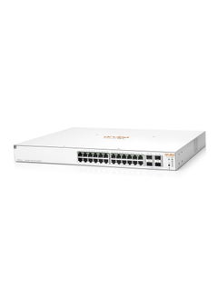 Buy Aruba Instant On 1930 24-Port Gb Ethernet 24xGE PoE (195W), 4X 1G/10G SFP+, L2+ Smart Switch US Cord (JL683A#ABA) in Egypt