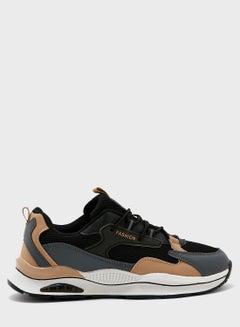 Buy Mesh And Suede Causal Lifestyle Sneakers in UAE