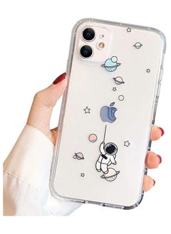 Buy Compatible for iPhone 11 Case for Clear Creative Astronaut Cute Cartoon Pattern for Boys Girls Soft TPU Protective Slim Shockproof Case for iPhone 11 Easy Use, Precision cut in UAE