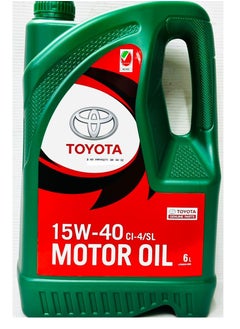 Buy Toyota Diesel Engine Oil 15W40 6Ltr in UAE