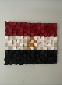 اشتري Egyptian Flag Wood Panel By Woodeometry في مصر