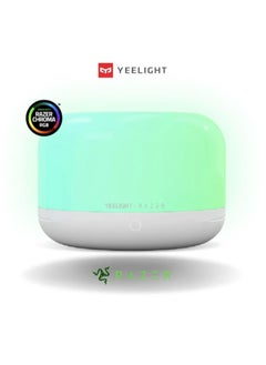 اشتري Yeelight x Razer LED Smart Lamp D2 White | Works with OK Google, Alexa, SmartThings, Apple Homekit, Razer Chroma RGB | Music Sync | Smart and Gaming Control | Flowing 16 Million Colors في الامارات