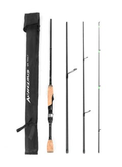 Buy 4-Piece Fishing Rod Set With Protective Case 6.8feet in UAE