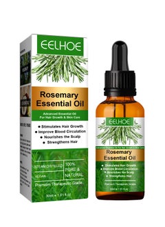 Buy 30ml Rosemary Hair Care Essential Oil 100% Pure Natural for Hair Growth Face Care Aromatherapy in Saudi Arabia