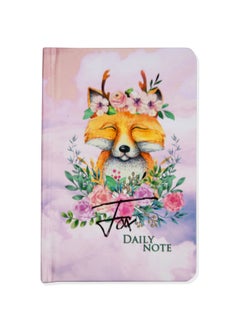 Buy Watercolor Animals A6 Printed Notebook Size 14*10 (Fox) in Egypt