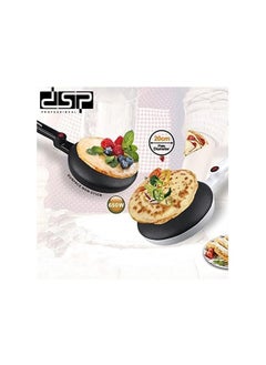 Buy DSP Electric Crepe, Pancake, Bread Maker - 650W Model KC3016 Smooth Non-Stick Surface White in Egypt