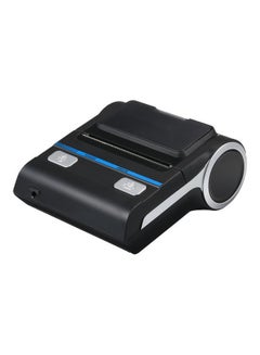 Buy Portable Mini Wireless Thermal 80mm Printer Black in UAE