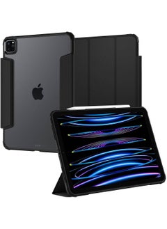 Buy Ultra Hybrid Pro for iPad Pro 11 inch M2 4th Generation (2022) / 3rd Generation (2021) / 2nd Generation (2020) / 1st Generation (2018) Case Cover with Pencil Holder - Black in UAE