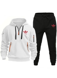 Buy Men's loose sportswear and sports pants two-piece set in Saudi Arabia