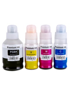 اشتري ink GI-40 for Canon 4-Pack PigmentBlack Cyan Magenta Yellow GI 40 for PIXMA G6040 G5040 GM2040 G7040 GM4040 في الامارات