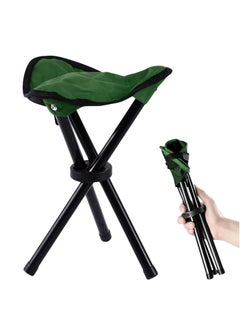 اشتري Tripod Camping Stools,Lightweight Portable Folding Camping Chair,Small 3-Legged Canvas Stool for Outdoor Adventures, Fishing, Beach, BBQ, Picnic, and Travel في الامارات