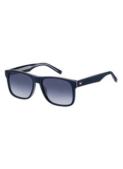 Buy Men's UV Protection Rectangular Shape Acetate Sunglasses TH 2073/S BLUE 46 - Lens Size: 45.6 Mm - Blue in Saudi Arabia