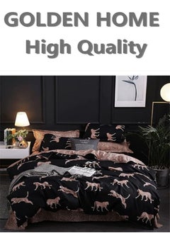 اشتري Golden Home Luxurious Single-Person Bedding Set - Includes 1 Duvet, 1 Bed Sheet, and 4 Pillowcases Soft & Comfortable في الامارات