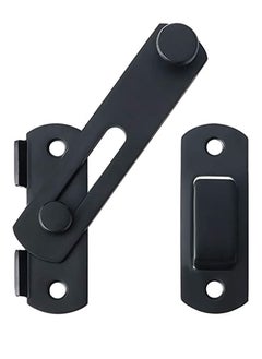 Buy Stainless Steel Security Door Bolt Latch Matte Black in Saudi Arabia