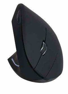 Buy Wireless Left-Handed High Precision Vertical Mouse Black in UAE