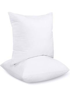 اشتري Somer Field - Super Soft Bedding Cushion, Cushion Stuffer Inserts, Hollow Siliconised Fibre Square Pillows - White - Best Buy (50x50 cm) في الامارات