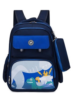 اشتري Dino School Bag w/t Pencil Case-Dark Blue في الامارات