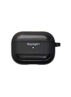 Buy Ecosystem Rugged Armor Case Designed for Apple Protective Airpods Pro 2 Case with Keychain (Black, Airpods Pro 2) in Egypt
