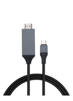 Buy 4K 1080P USB 3.1 Type C to HDMI Cable Black in UAE