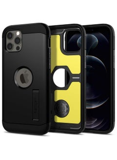 Buy Spigen Tough Armor Case [Extreme Protection Tech] Designed for Apple iPhone 12 (2020) / iPhone 12 Pro (2020) - Black in Egypt
