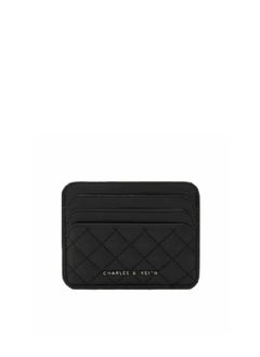 Buy Quilted Multi-Slot Card Holder - Black in UAE