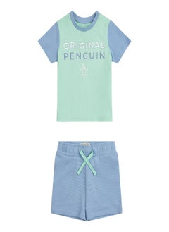 اشتري Penguin Boys Toddler Logo T Shirt and Shorts في السعودية