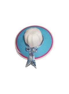 اشتري قبعة الشاطئ النسائية من MerryGlam | قبعة صيفية للفتيات ذات حافة من القش_ قبعة مرنة قابلة للطي للسفر للحماية من الأشعة فوق البنفسجية وشريط للشاطئ في الامارات