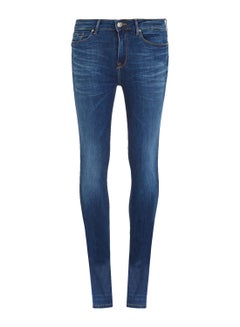 Buy Women's Como Heritage Skinny Fit Faded Jeans, Blue in UAE