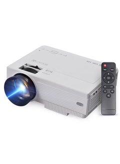 اشتري Mini Projector with WiFi Android 9.0 System Support 210in Display Same Screen Technique Movie Projector Built-in Dual Speaker with Remote Control في السعودية