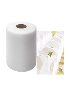 Buy 1 Rolls Tulle Fabric Rolls 6 Inch by 100 Yards Tulle Spool for Wedding Party Decorations Gift Bow Craft Tutu Skirt in UAE