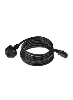 Buy 3-Pin Desktop Power Cable UK Plug Black in UAE