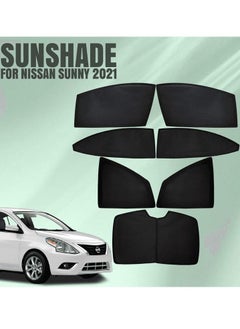 Buy NISSAN SUNNY 2021 High Quality Car Sunshade All Side Sunshade UV and Heat Protection Front Back Sides Sun Shades in Saudi Arabia