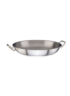 اشتري Stainless Steel Induction Frypan with Two Pot Handle 20 cm x 4 cm |Ideal for Hotel,Restaurants & Home cookware |Corrosion Resistance,Direct Fire,Dishwasher Safe,Induction|Made in Turkey في الامارات