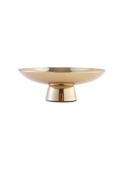 اشتري Sovanna Small Tray D12X3.6cm - Shiny Gold في الامارات