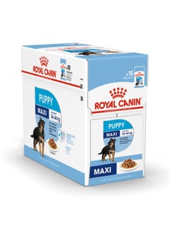 اشتري Size Health Nutrition Maxi Puppy Wet Food Pouches في الامارات