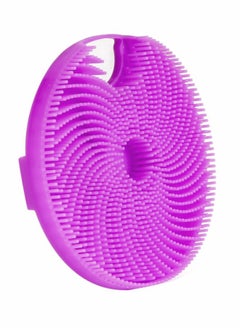 Buy Silicone Body Scrubber, Gentle Exfoliating Body Scrubber in Shower Silicone , Long Lasting, and More Hygienic,1 Pack, Purple in UAE