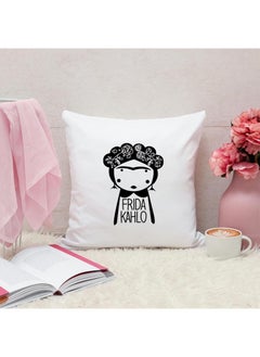 اشتري Frida Kahlo Print Design Personalized Pillow, 40x40cm Decorative Throw Pillow by Spoil Your Wall في الامارات