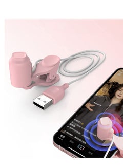 Buy Auto-clicker Device for Mobile Phone and Tablet Computer Screen Simulated Finger Clicking USB Simulator Gaming Shopping Giving a Like in Tiktok Lightning Deal Live Broadcasts (Pink) in Saudi Arabia