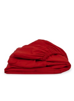 اشتري Fitted Sheet Red 100x200 في مصر