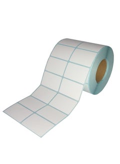 اشتري Sc5030 Double-Row Three-Proof Thermal Paper Waterproof Barcode Sticker, Size: 50 x 25 mm (2500 Pieces) في السعودية