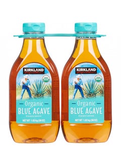 Buy Kirkland Signature Organic Blue Agave All Purpose Sweetener, 36oz Bottle (Pack Of 2, Total of 72 Oz) in UAE