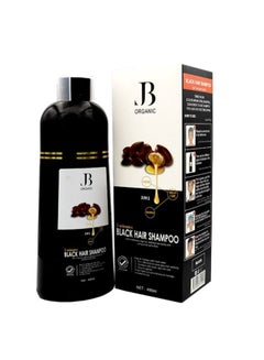 Buy JB Argan Oil Hair color Shampoo Natural Black  400 ML in Saudi Arabia